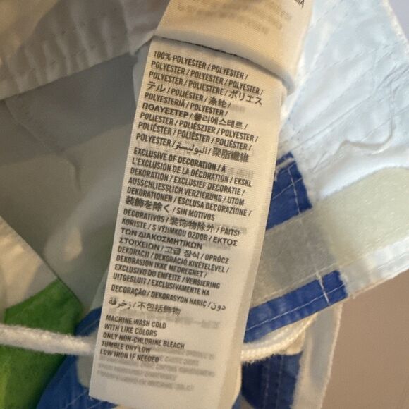 Abercrombie & Fitch Swim Shorts Mens Medium 33 Blue‎ Water Boat Surf Board Y2K - Picture 8 of 8